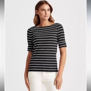 Lauren Ralph Lauren striped boatneck top